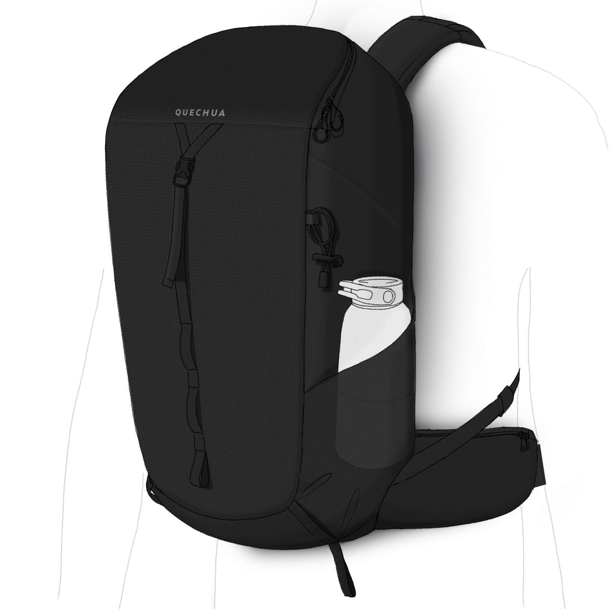 BACKPACK MH100 20L BLACK