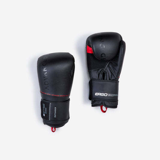 Adult Boxing Gloves 100% Ventilated Interior - Black