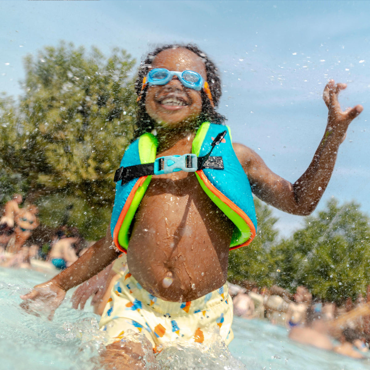 GOGGLES KUWEE YELLOW BLUE
