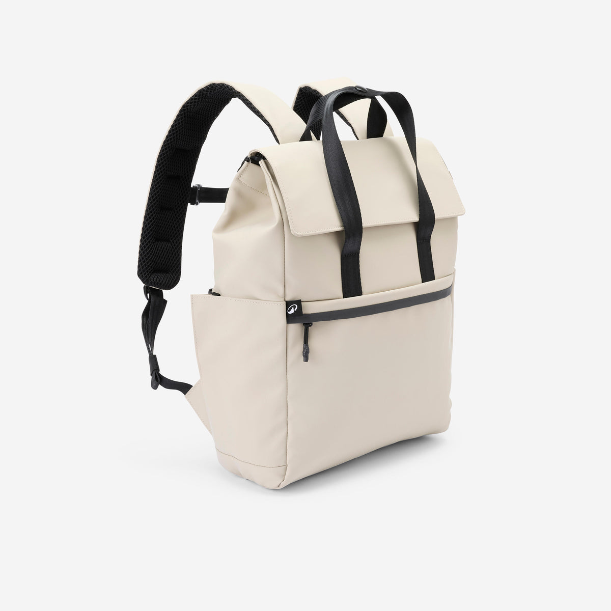 SQUARE BACKPACK 17L PU beige