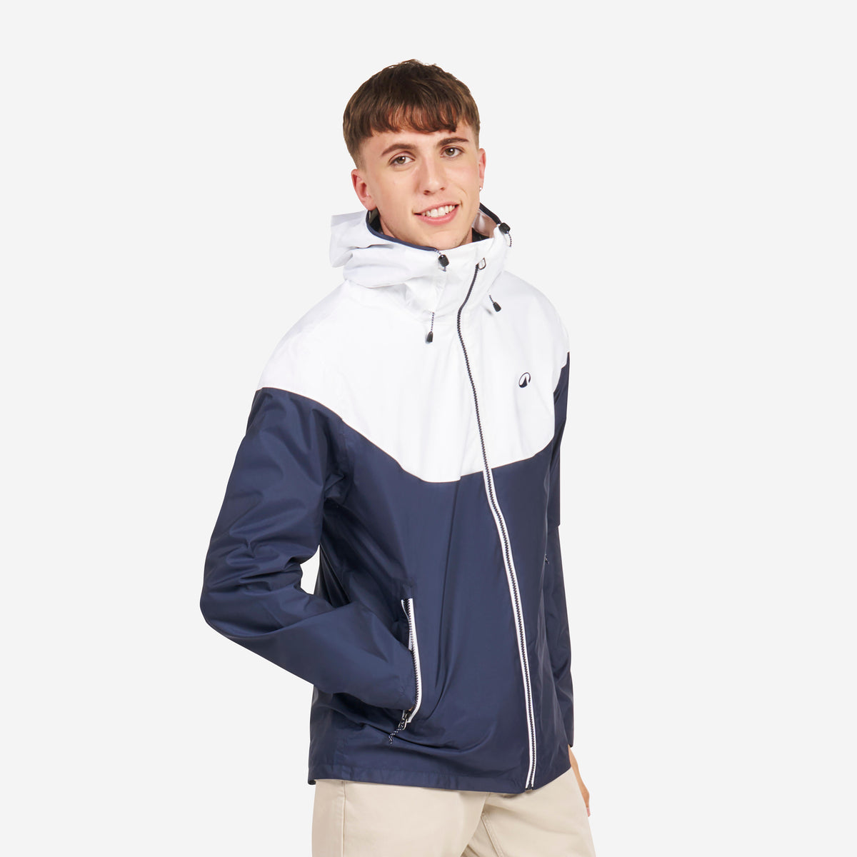 Jacket Sailing 100 M Navy White