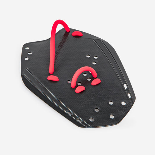SWIMMING HAND PADDLES 900 L BLACK RED