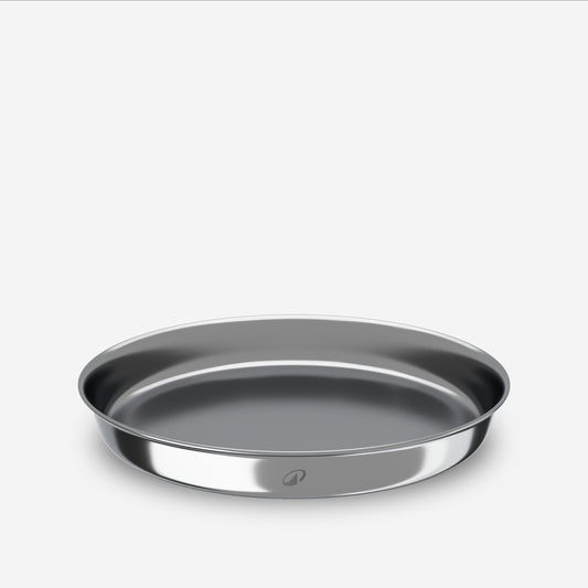 PLATE 500 L 19CM STAINLESS STEEL