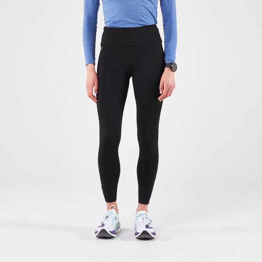 Women's Running Leggings Black - Run 100 Series