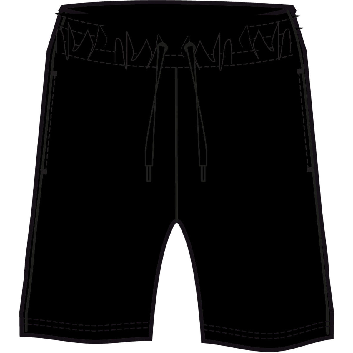 SHORT 500 UNISEX BLACK