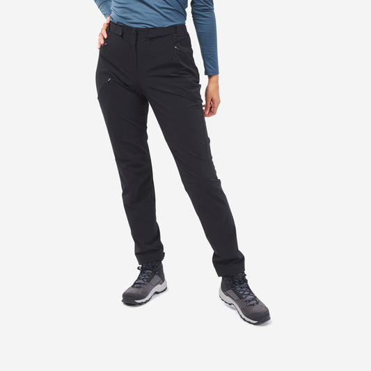 Women's Hiking Trousers, MH500 - Black