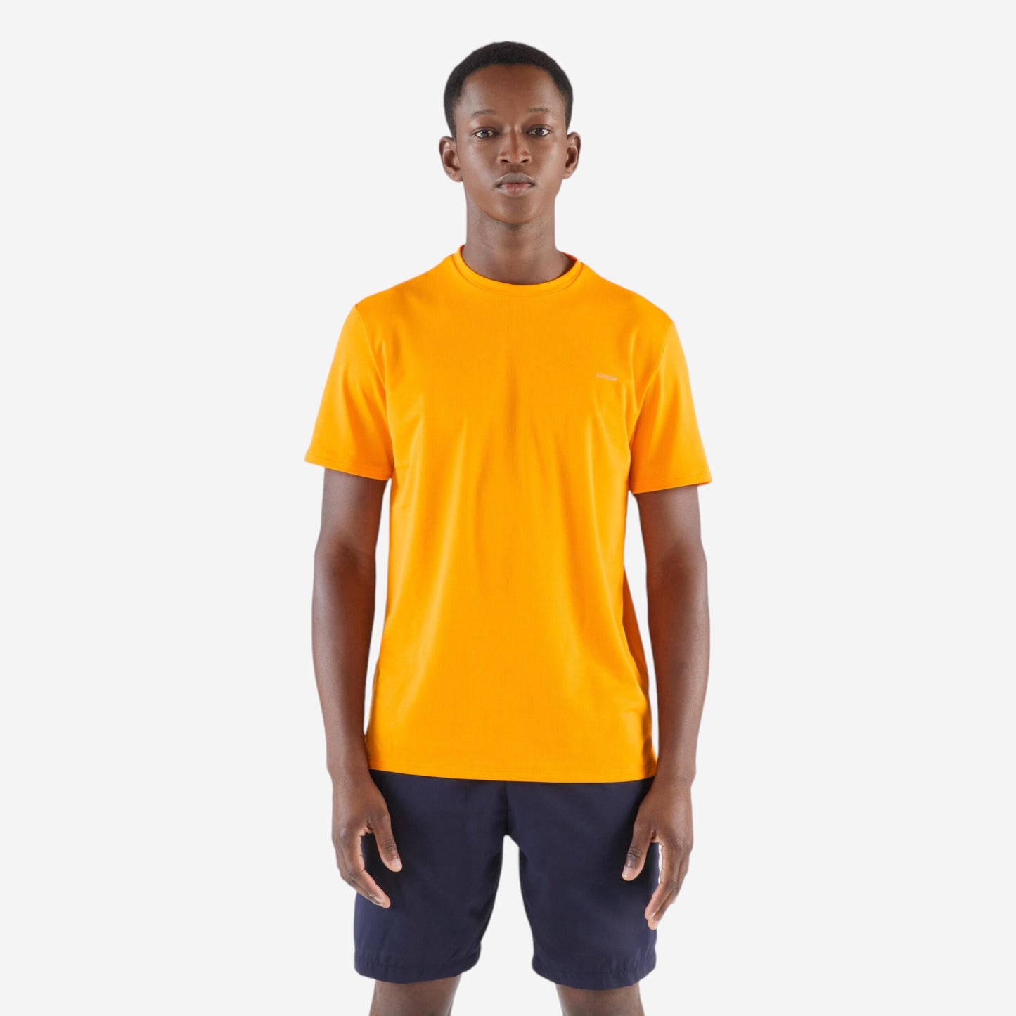 Men's Breathable Running T-shirt-Dry 500-Orange