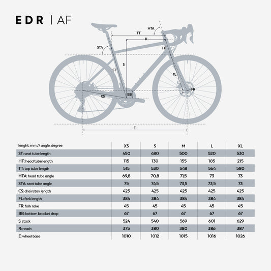 EDR AF2 TIAGRA 2x10v DARK GREY