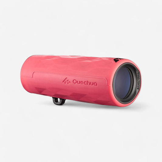 Kids Fixed Focus Hiking Monocular M100 x8 Magnification Pink