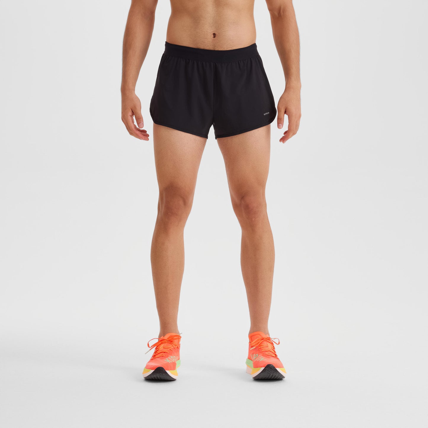 Men's KIPRUN Run 500 Comfort Split Running Shorts - Black