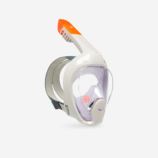 Kids' Easybreath snorkelling surface mask XS (ages 6-10) bag lavender purple