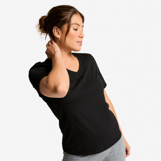 TS W 500 COOLING V Neck BLACK