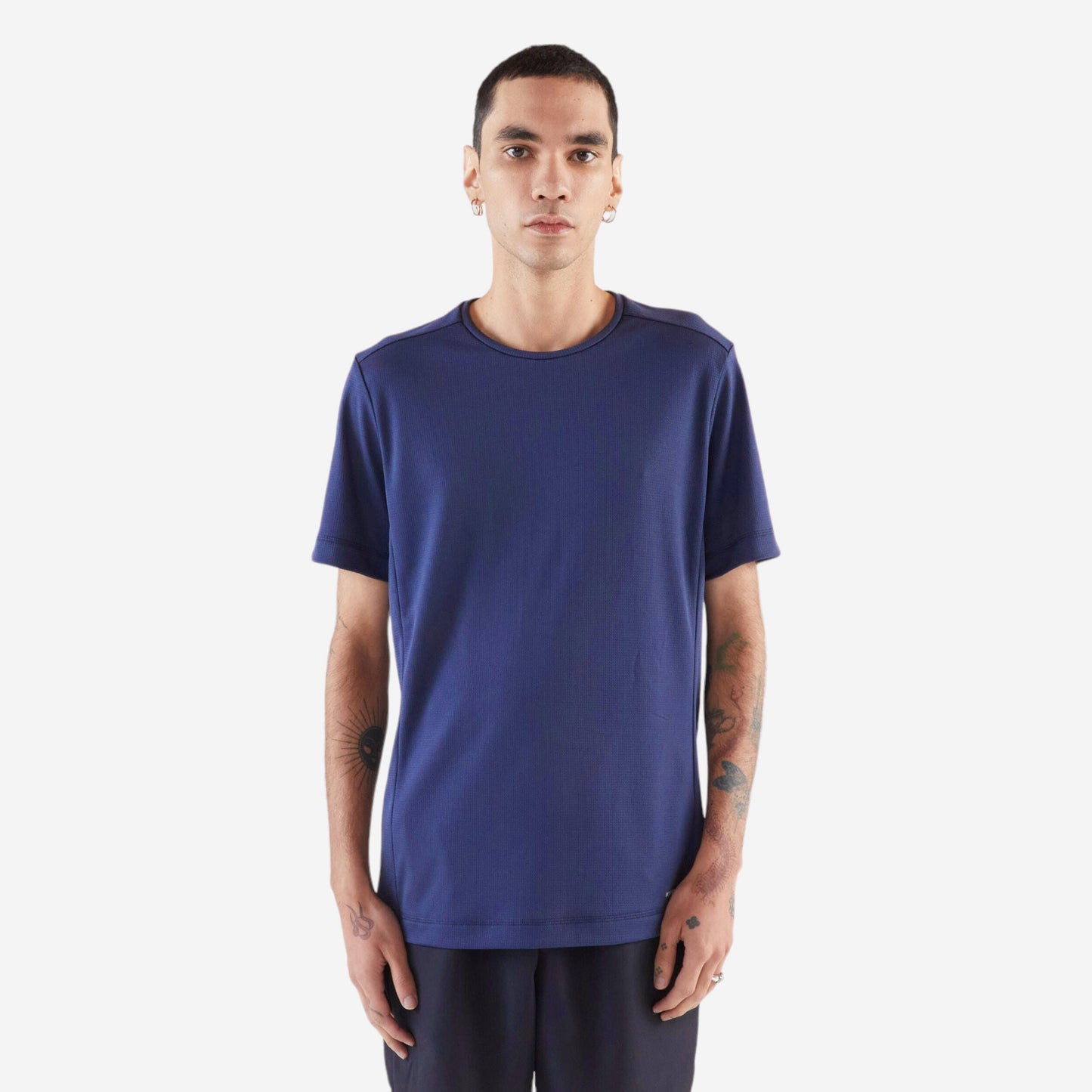 Men's Running T-Shirt Blue - Run 100