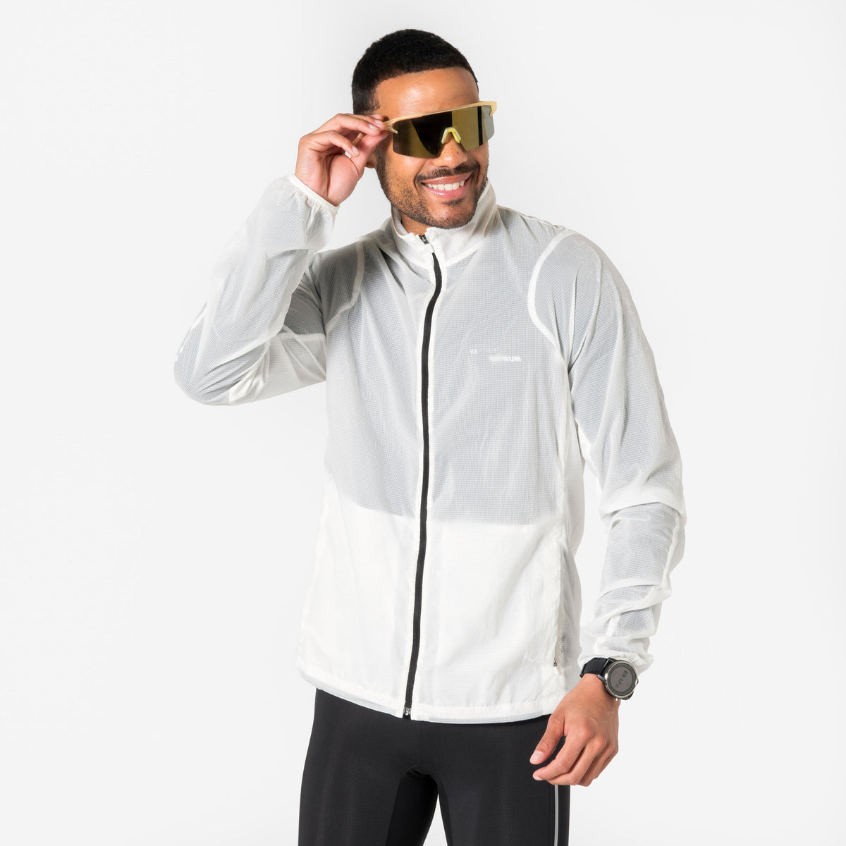 JACKET WIND RUN FLOW M WHITE N13A