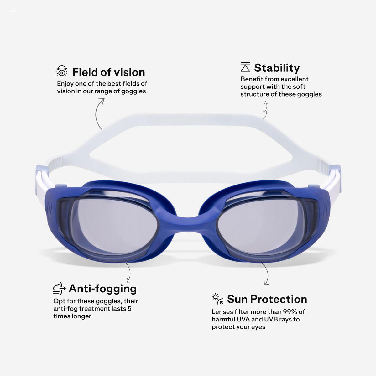 GOGGLES SPIRIT BLUE CLEAR BLUE
