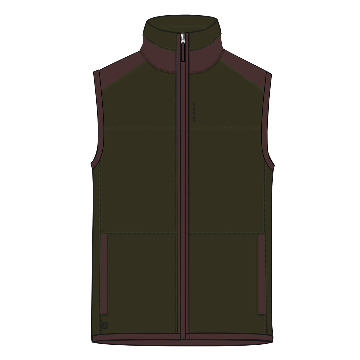 SLEEVELESS SHEEPED FLEECE 500 GREY