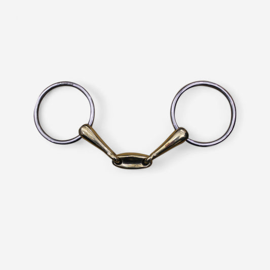 3-Piece Horse Riding Eggbutt Snaffle For Horse Or Pony