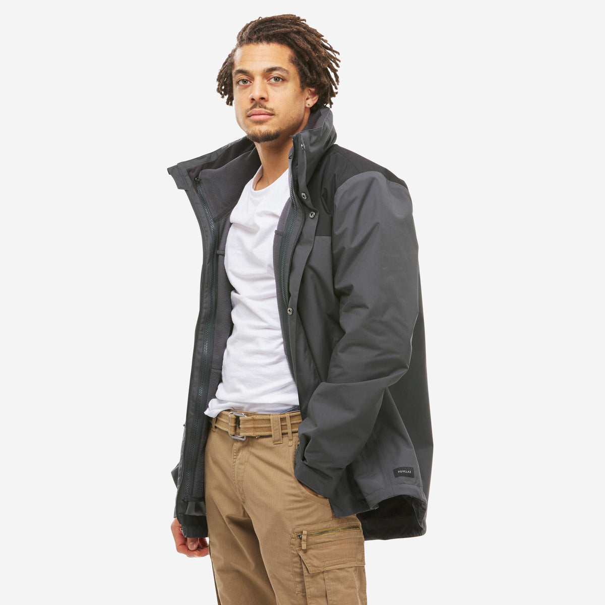 3IN1 WARM JACKET NH100 M GREY
