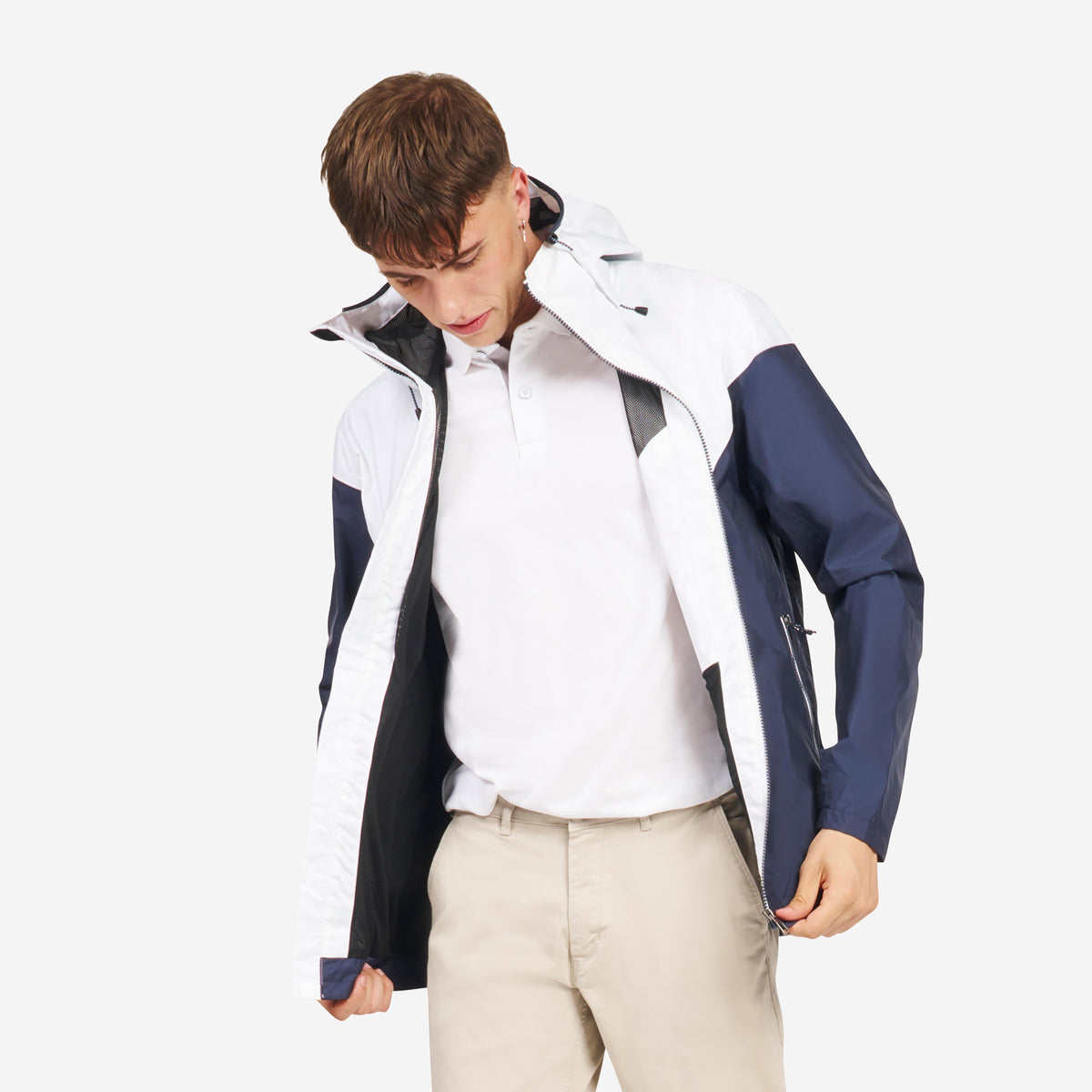 Jacket Sailing 100 M Navy White