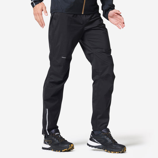 Men's Running & Trail Running Waterproof Trousers - KIPRUN Run 900 Rain - Black