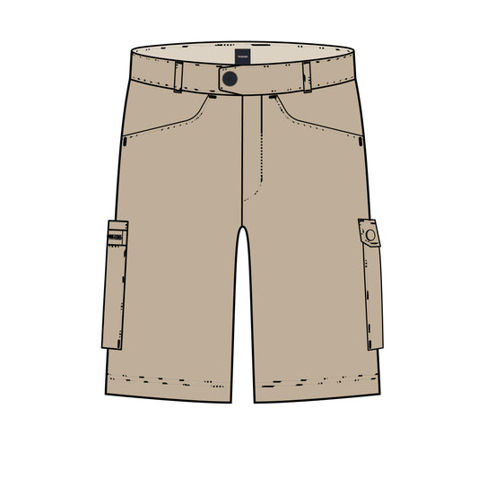 Short cargo Sailing 100 M Beige