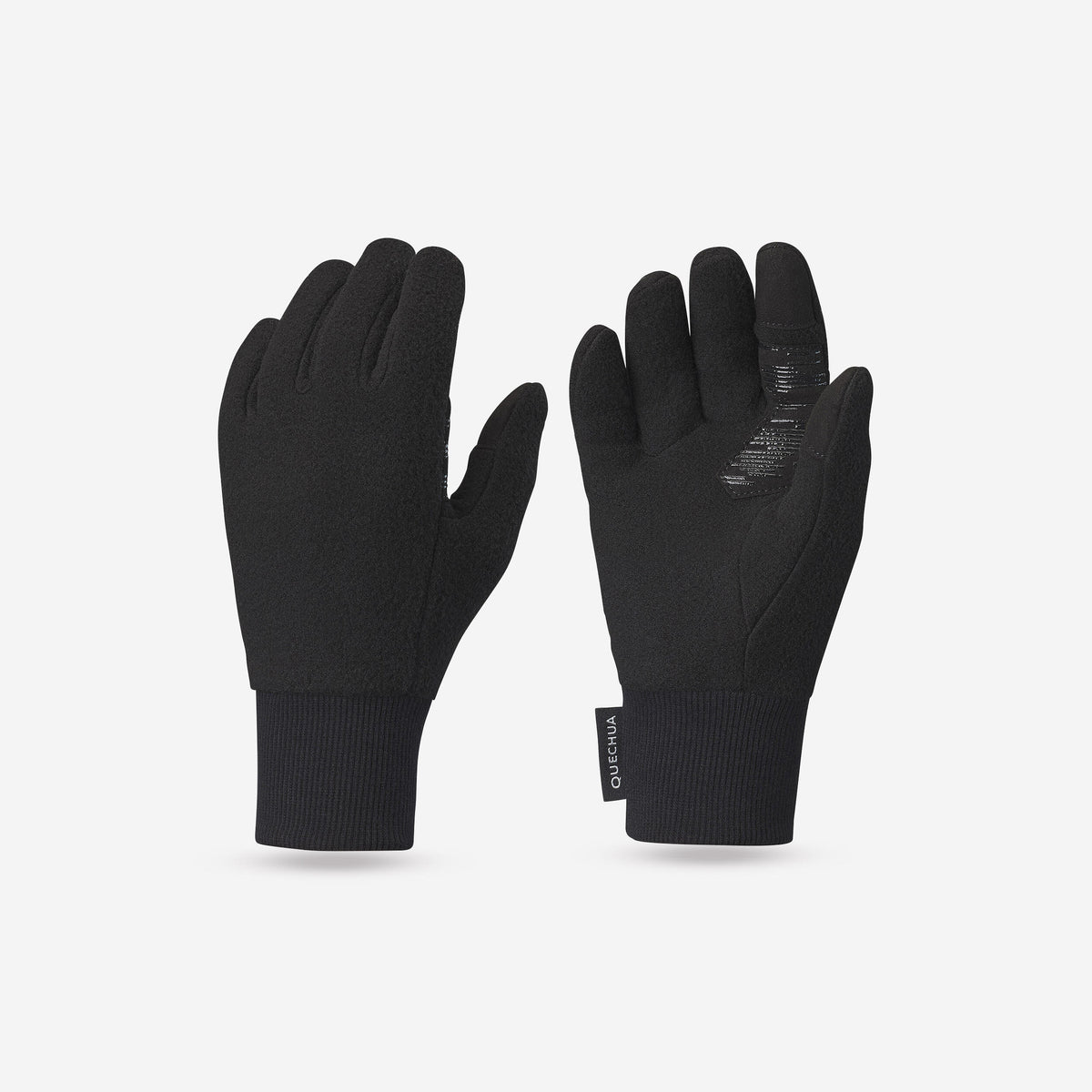 GLOVE FLEECE HIKE500 TW BLACK