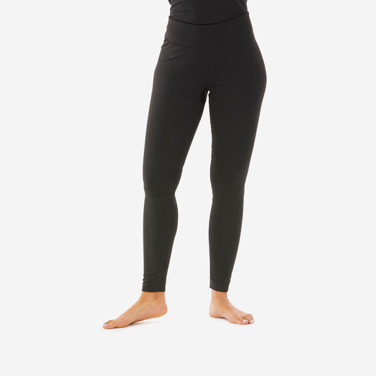 Women's Thermal Ski Tights BL 500 - Black