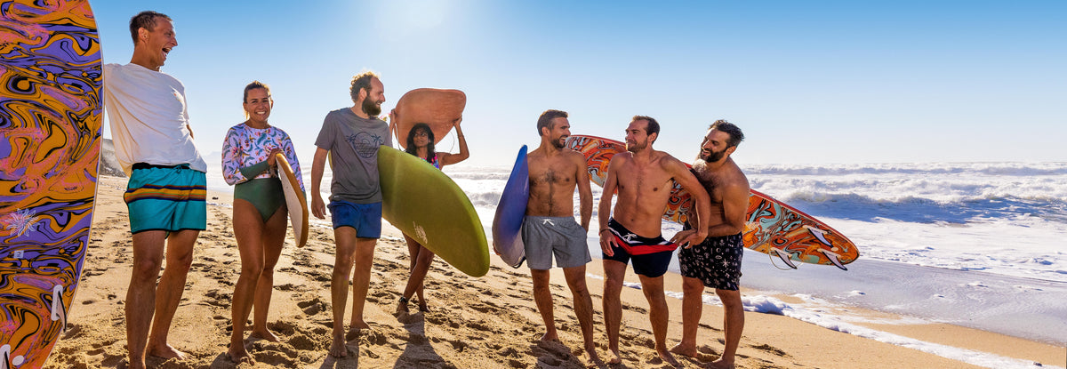 SURFBOARD 500 SOFT 7' ORANGE