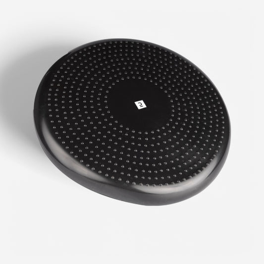 Reversible and Adjustable Fitness Balance Cushion - Black