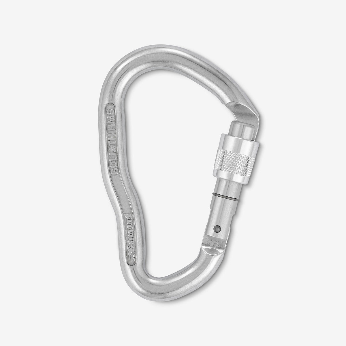 CARABINER GOLIATH HMS SCREW GREY SECURE