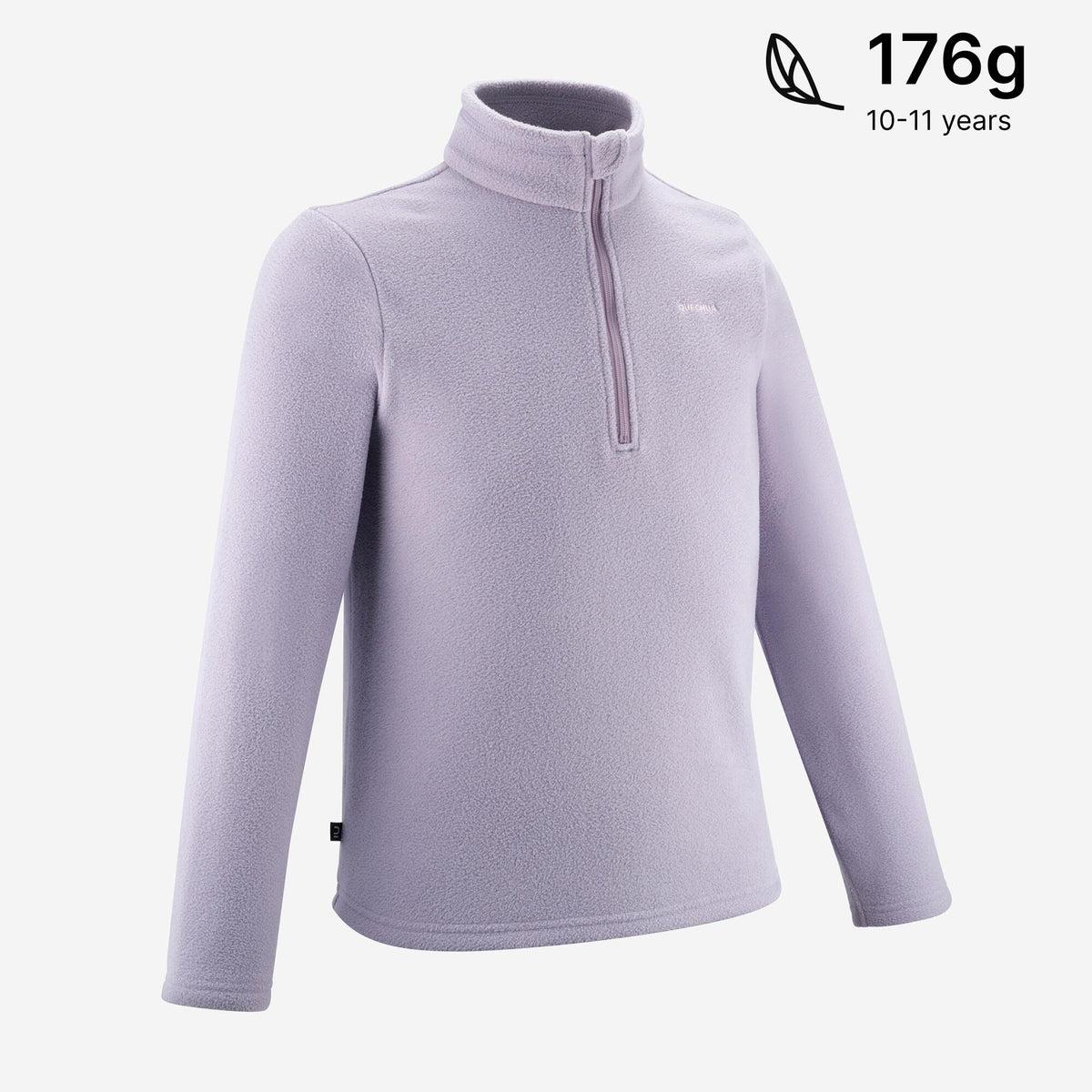 FLEECE MH100 1/2 ZIP TW PURPLE