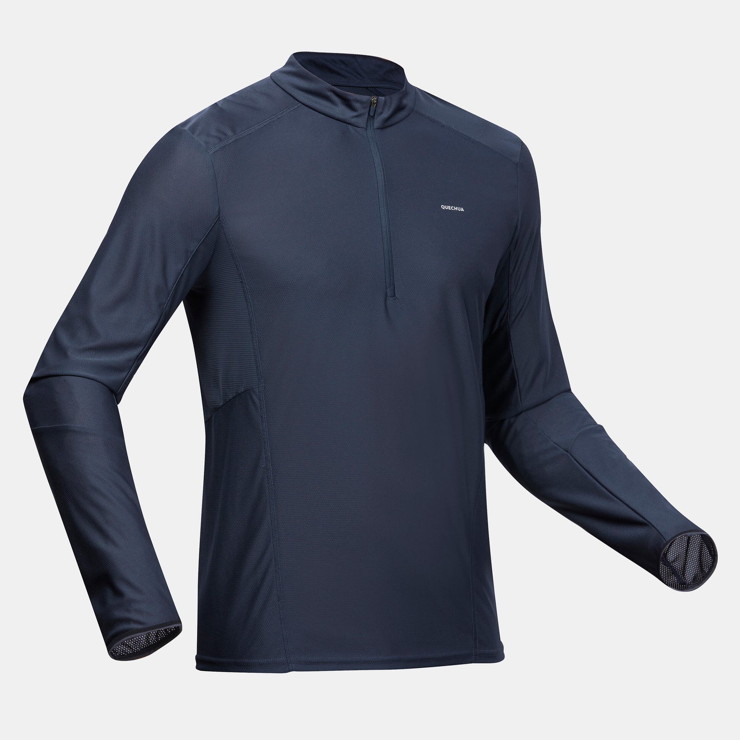 Men's Long-Sleeved Mountain Walking T-Shirt - MH500