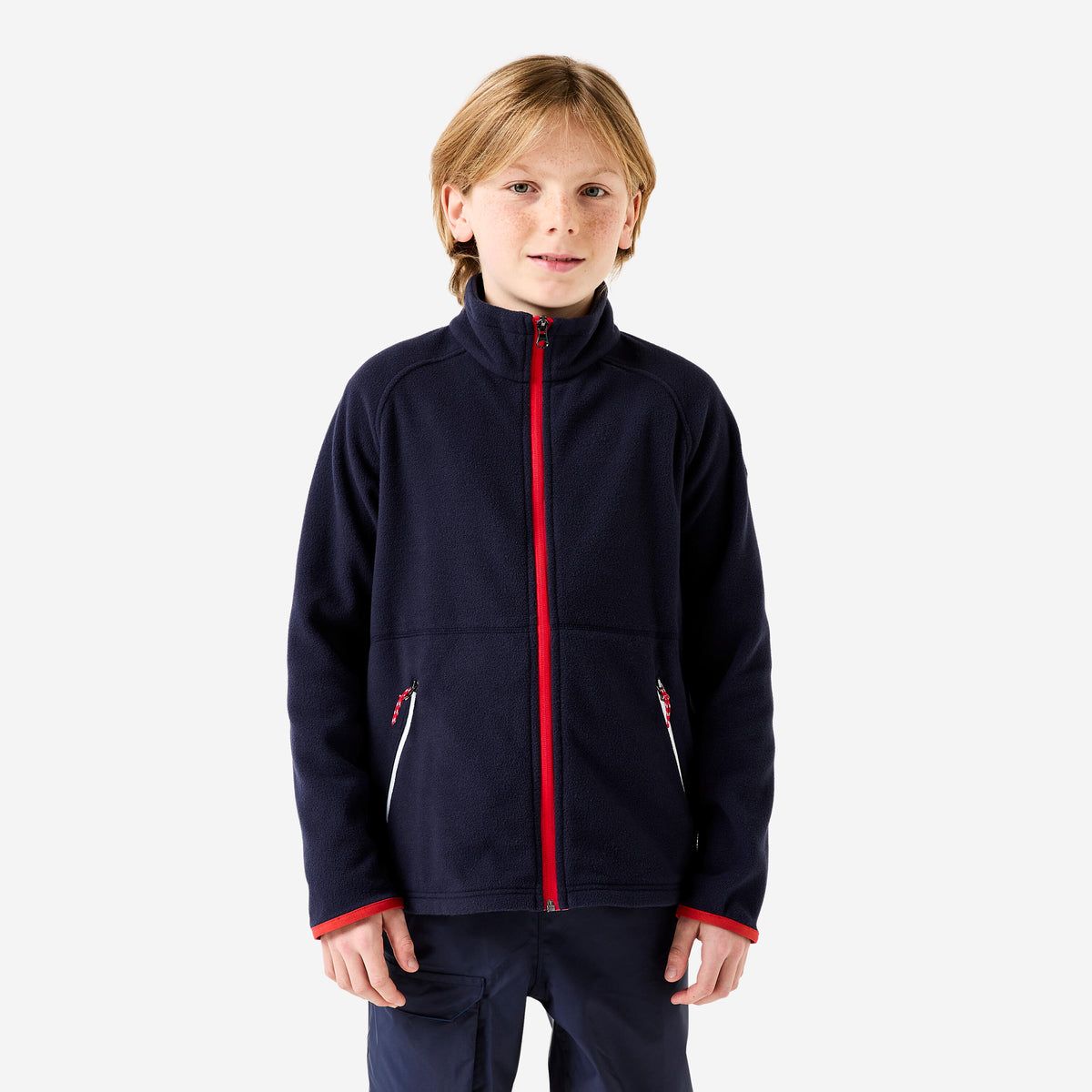 Fleece 100 JR Navy graph