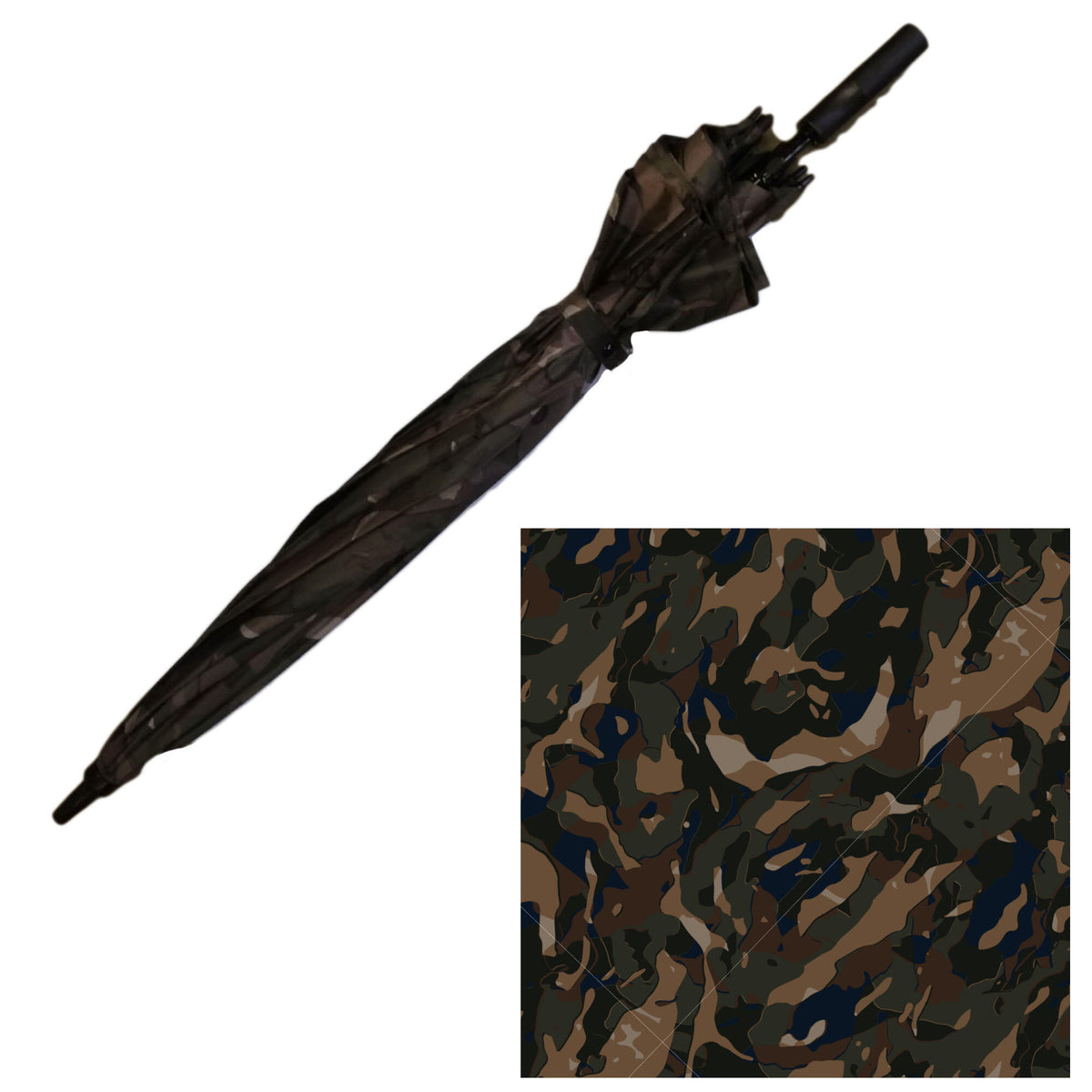 HUNTING UMBRELLA  CAMO WD GREEN/BROWN V1