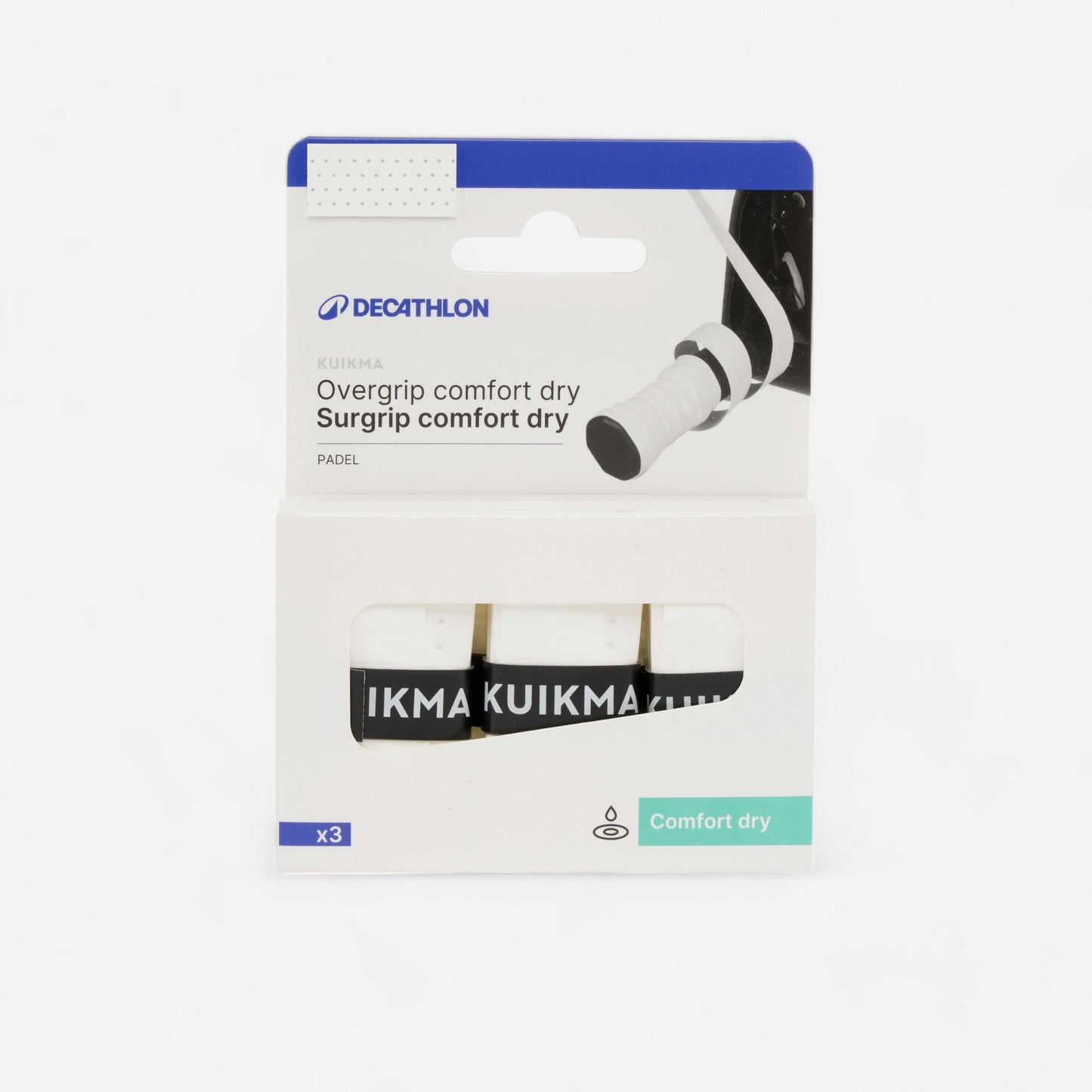 Padel Overgrip Comfort Dry - White