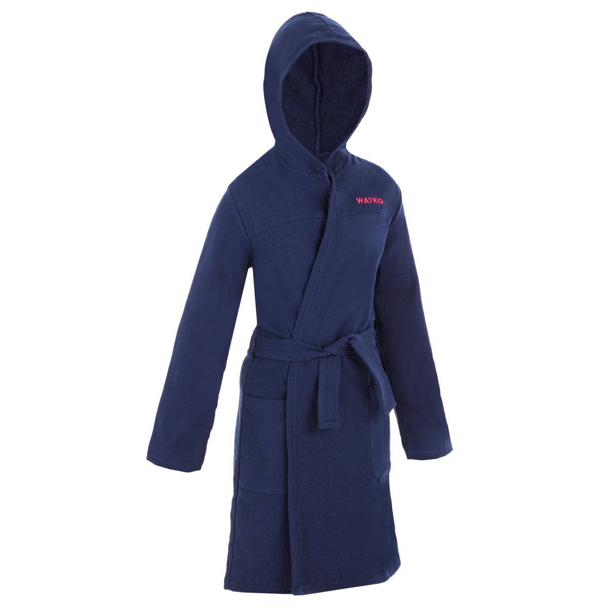 BATHROBE 500 COTTON JR DARK BLUE