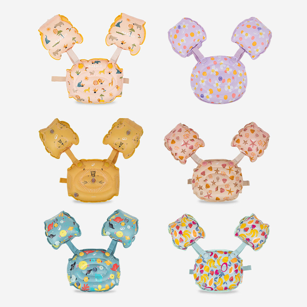 TISWIM PRINT SHELL BEIGE