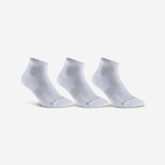 Mid Sports Socks RS 500 Tri-Pack - White