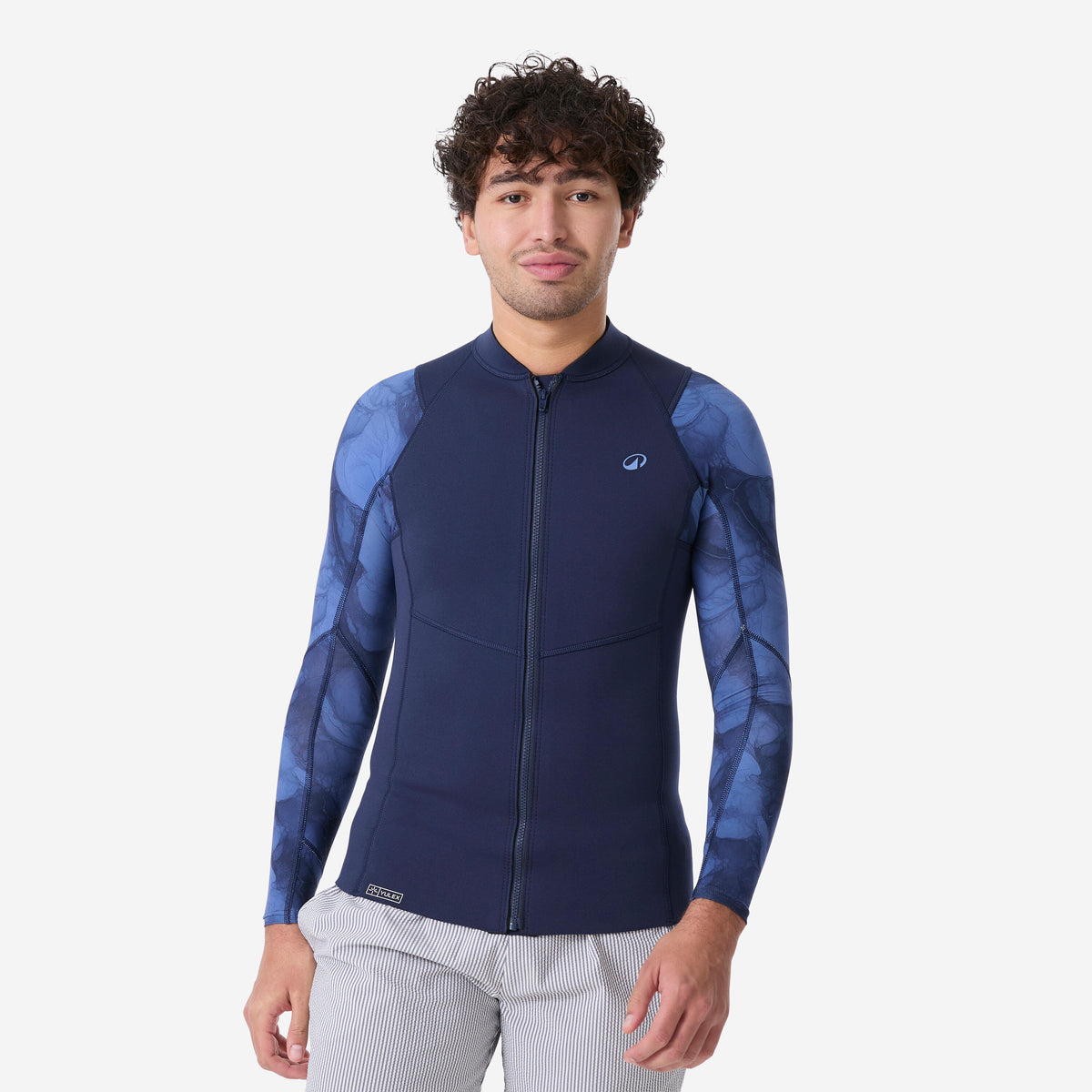 TOP NEOPRENE LS M TEXTILE Blue
