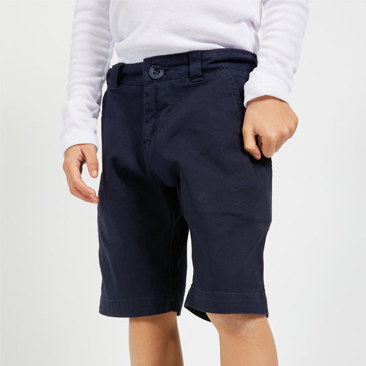 Boys' sailing Bermuda shorts SAILING 100 - Dark blue