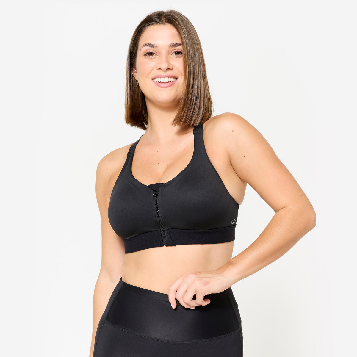 BRA920 ZIP BLACK