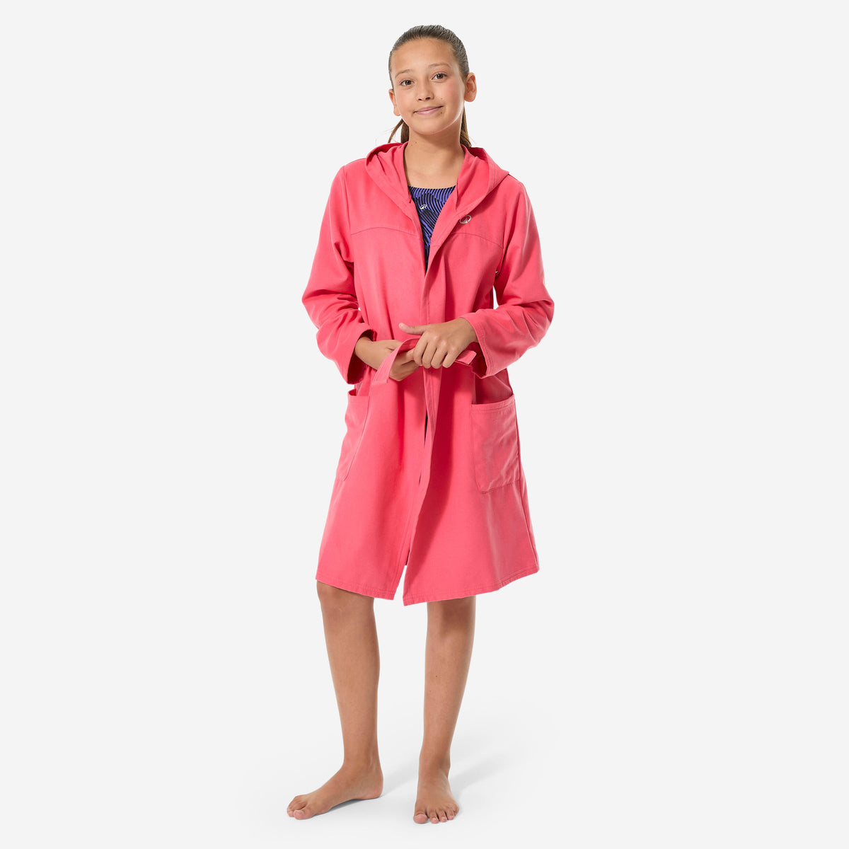 BATHROBE 500 MF JR PINK