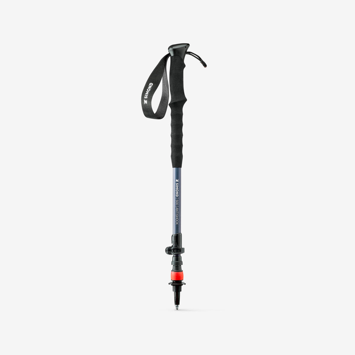 1 TREKKING POLE MT 500 ANTISHOCK BLUE