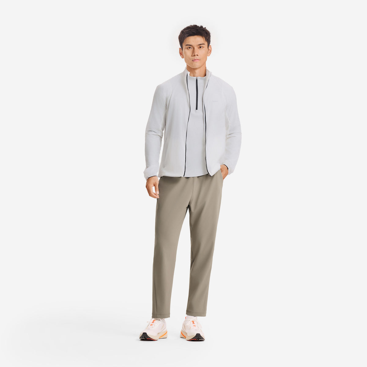 JACKET WIND RUN FLOW M WHITE N13A