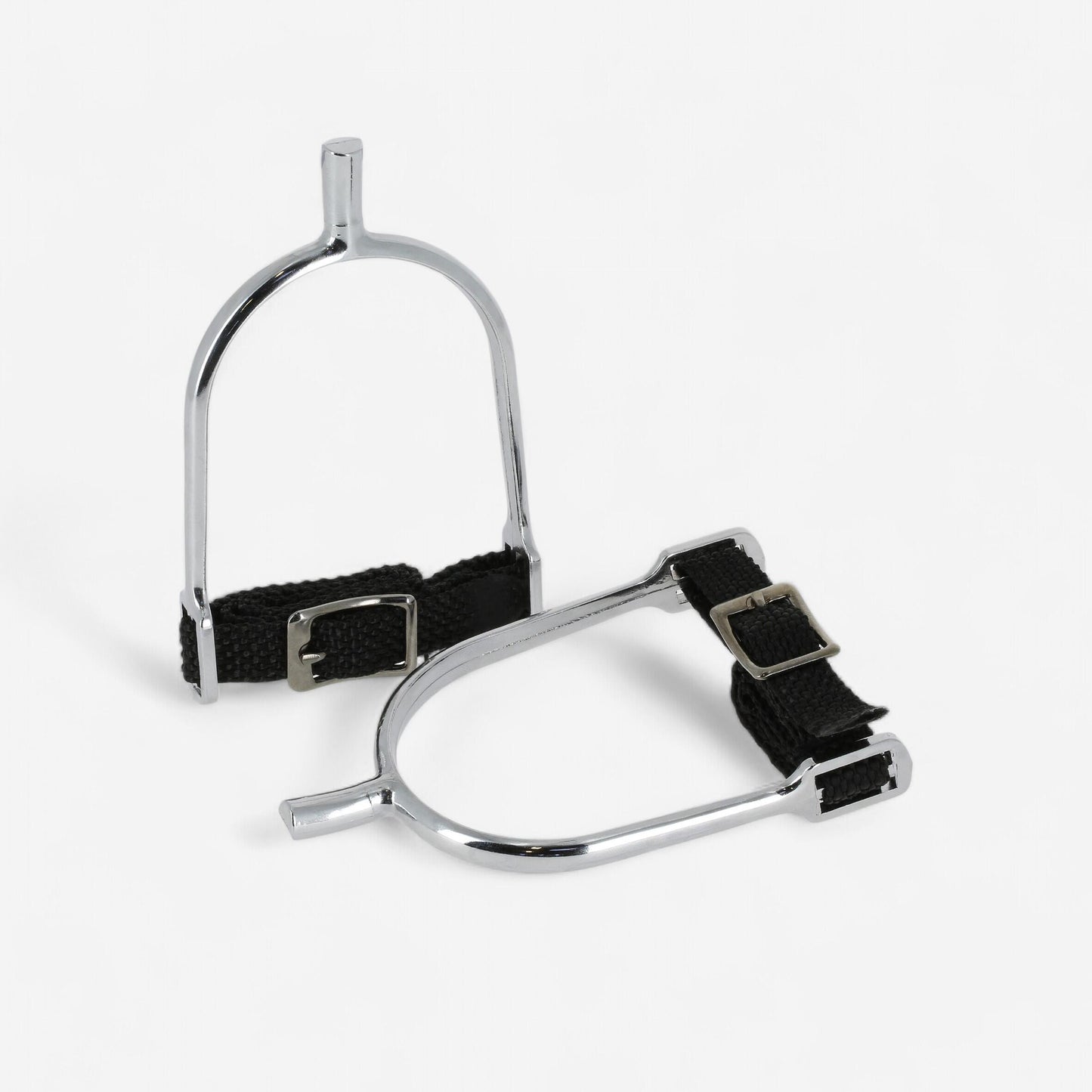 Square Tip Horse Riding Spurs + Straps - 20 mm