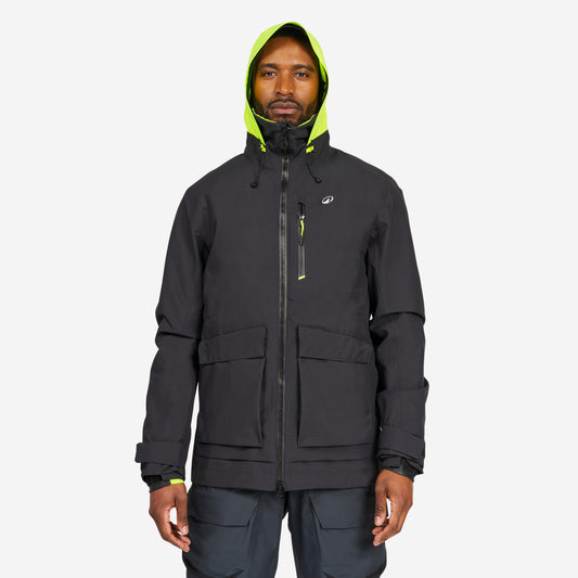 Quarter Jacket Sailing 500M Black Yellow