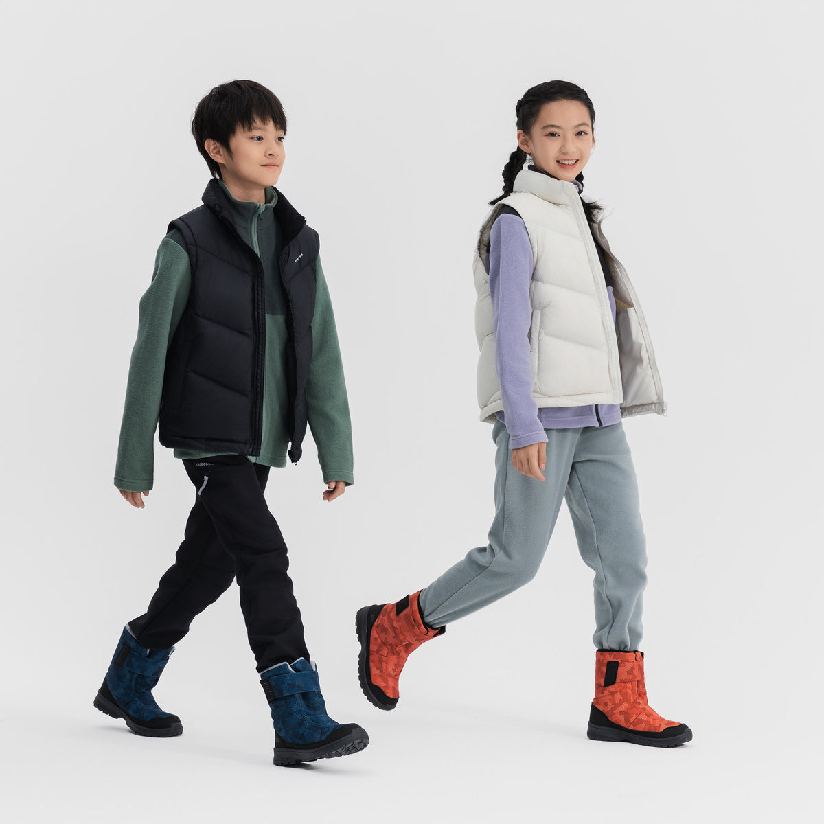 Gilet Down Boy MH550 NAVY