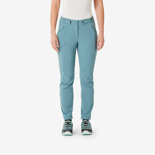Women's MH500 hiking trousers-green