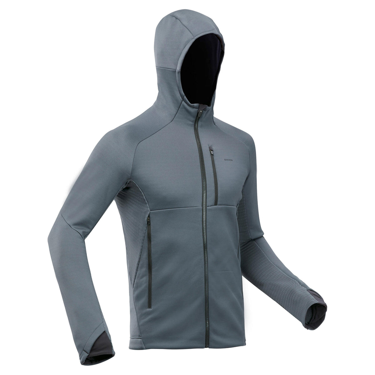 FLEECE MH 500 ZIP HOODIE GREY M