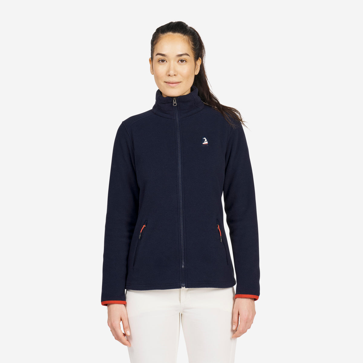 Fleece Sailing 100 W Navy graph
